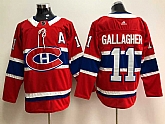 Montreal Canadiens 11 Brendan Gallagher Red Adidas Stitched Jersey,baseball caps,new era cap wholesale,wholesale hats